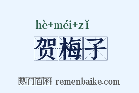 贺梅子是什么意思的图片